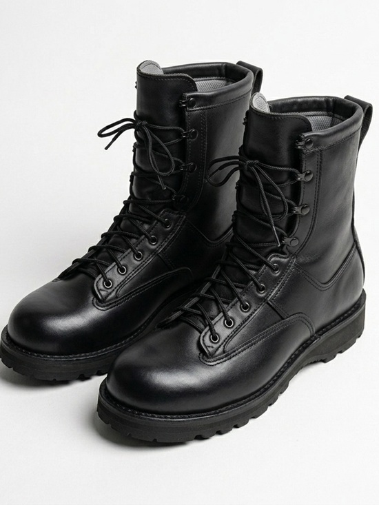 Belleville Other - Belleville Mens 10.5 Black Leather GoreTex Zip Distressed Grunge Combat Boots